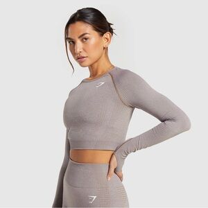 Vital Seamless Long Sleeve Crop Top